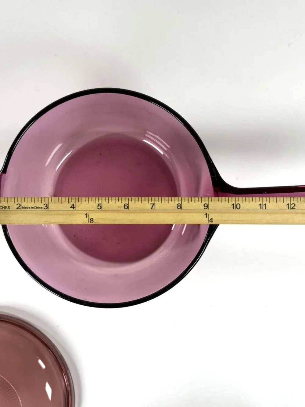 Corning Visions Cranberry Glass Cookware 2.5L With Pyrex Lid